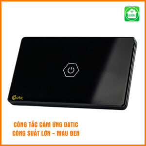 Công Tắc Cảm Ứng Datic - Công Suất Lớn Màu Đen